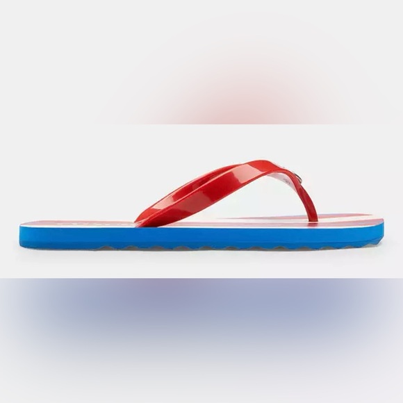SOLD! Coach Flip Flop With Stripe Print Size 11 - Picture 4 of 5
